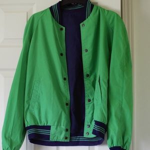 Vintage REVERSIBLE bomber/letterman jacket